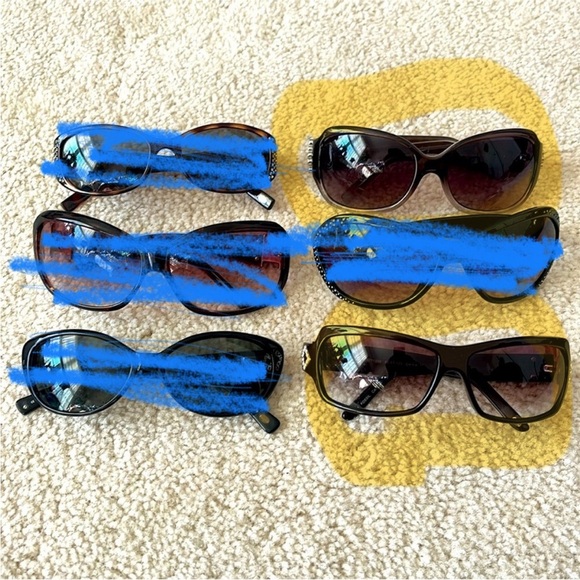 Fossil Sunglasses - 2 pairs - Picture 1 of 1